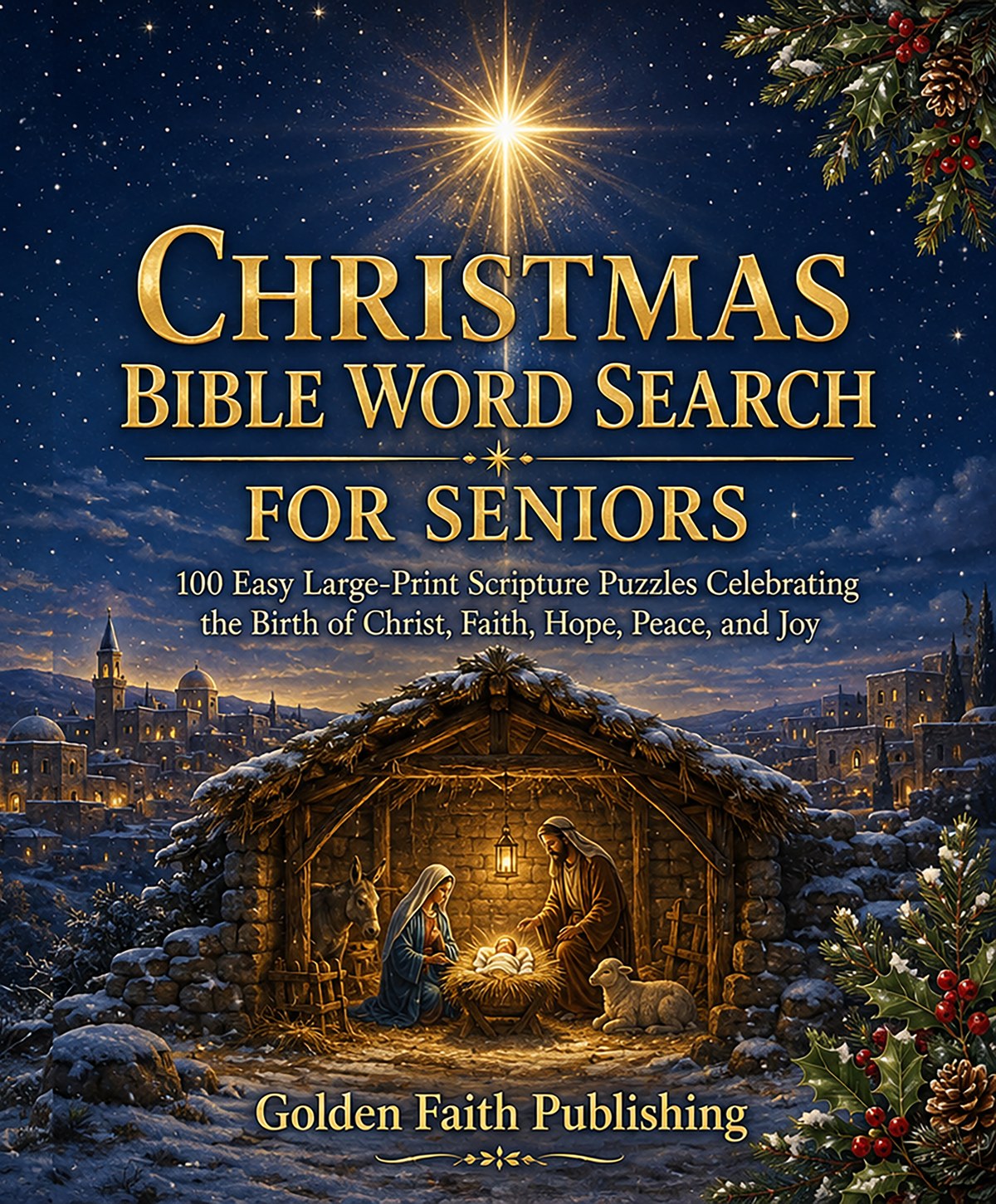 Christmas Bible Word Search for Seniors