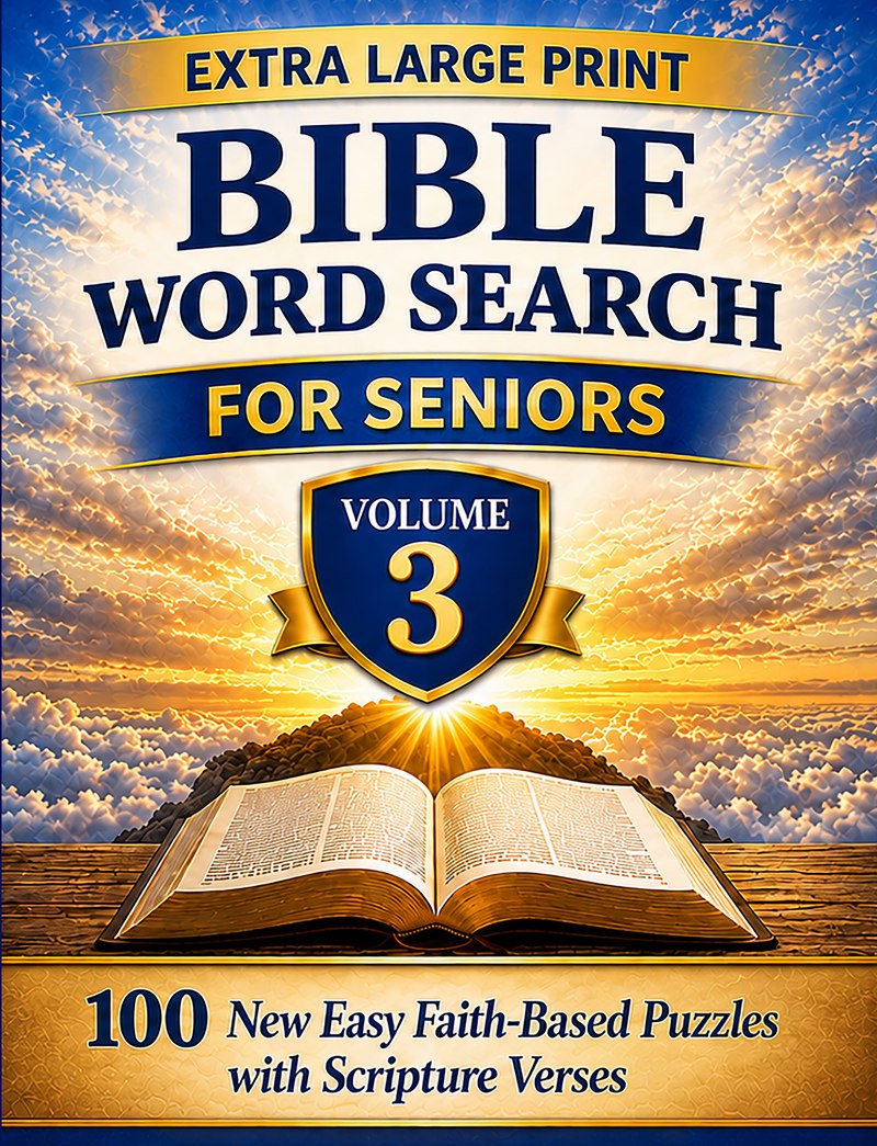 Extra Large Print Bible Word Search for Seniors — Volume 3
